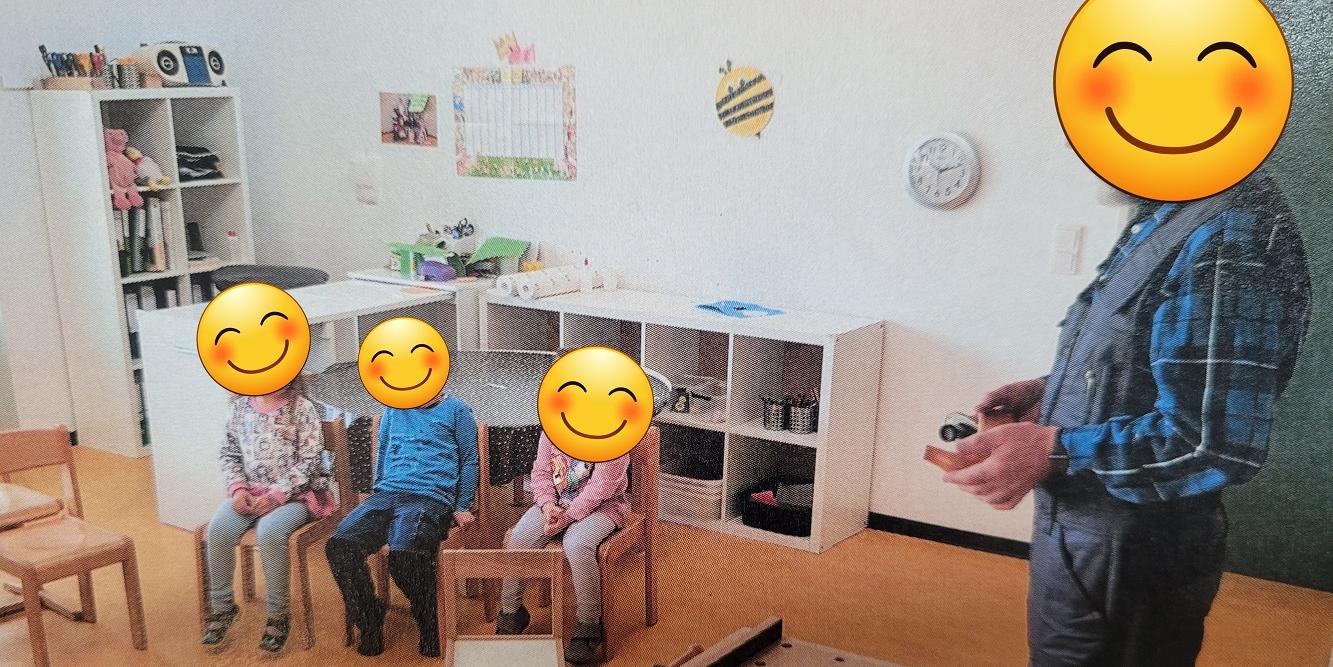 Der Besuch des Schreiners war der Höhepunkt der Feierlichkeiten