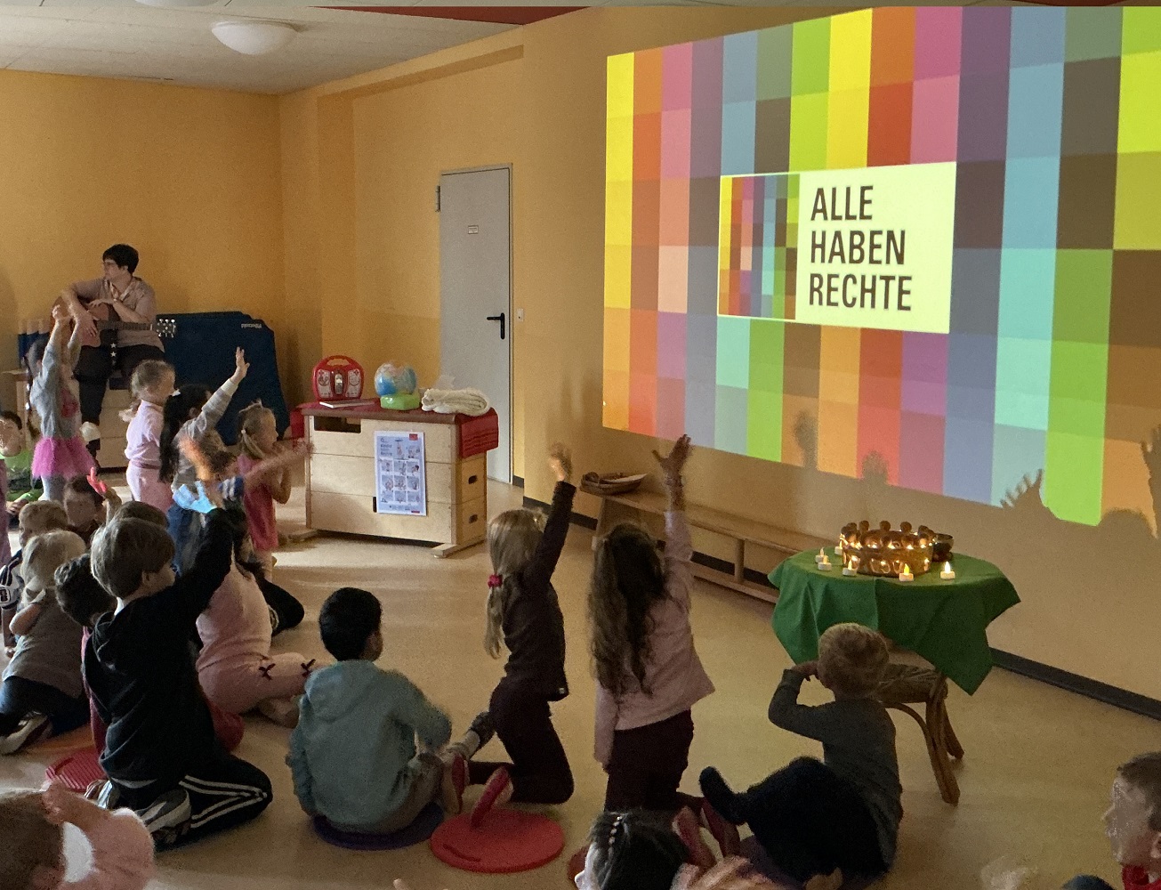 Zum Weltkindertag veranstaltete die kath. Kita St. Josef in Merchweiler einen Tag der Kinderrechte