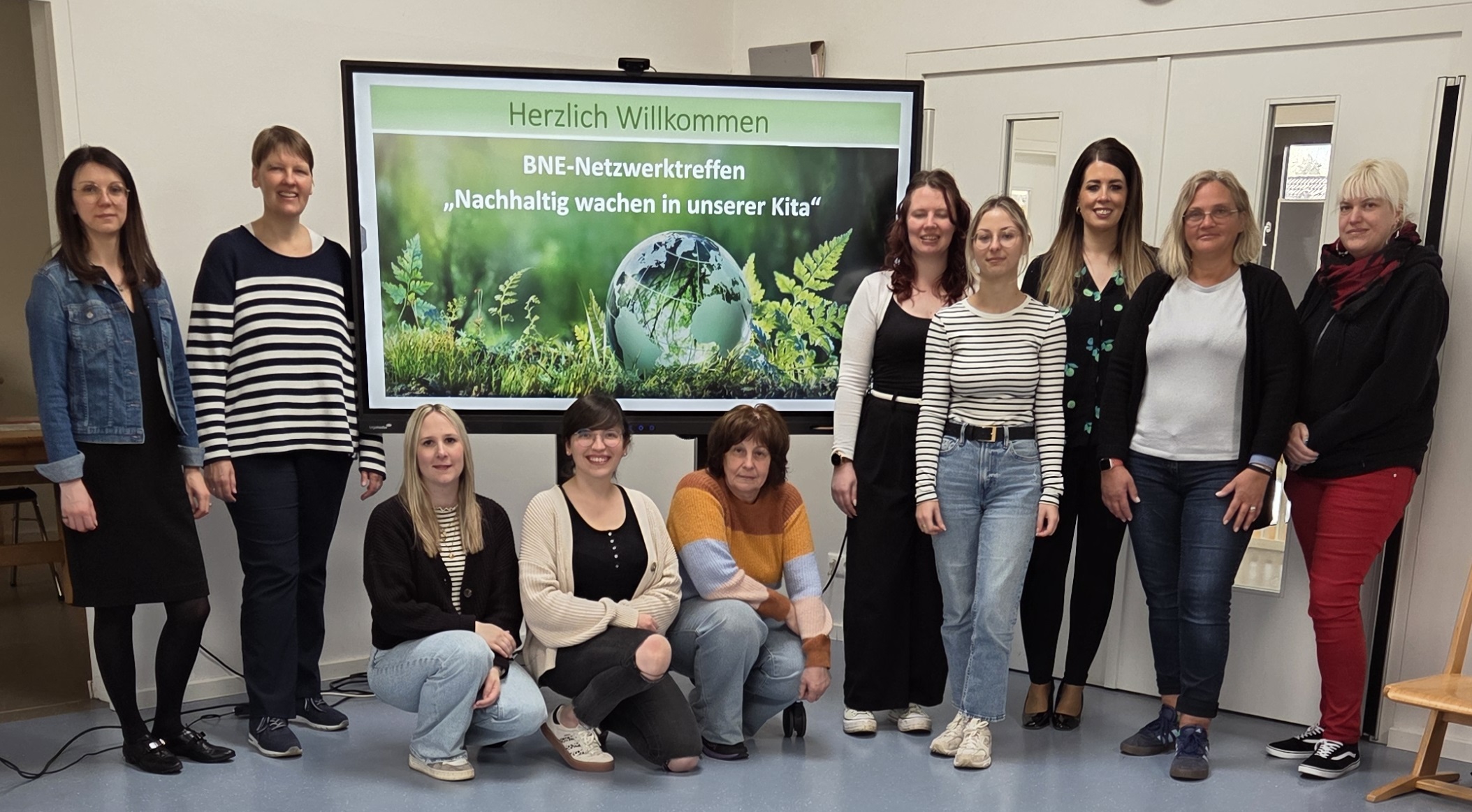 Die Teilnehmer des Netzwerktreffen der Multiplikatorinnen für Bildung für nachhaltige Entwicklung (BNE)