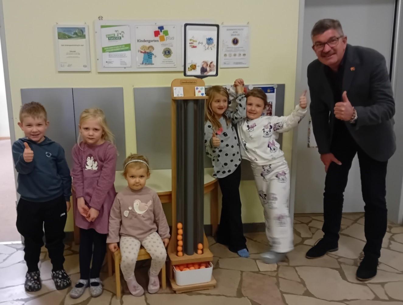 Bürgermeister Markus Weber besucht unsere Kita