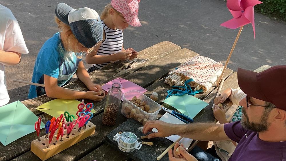 Mit Neugier und Freude forschten die Kinder an unterschiedlichen Themen