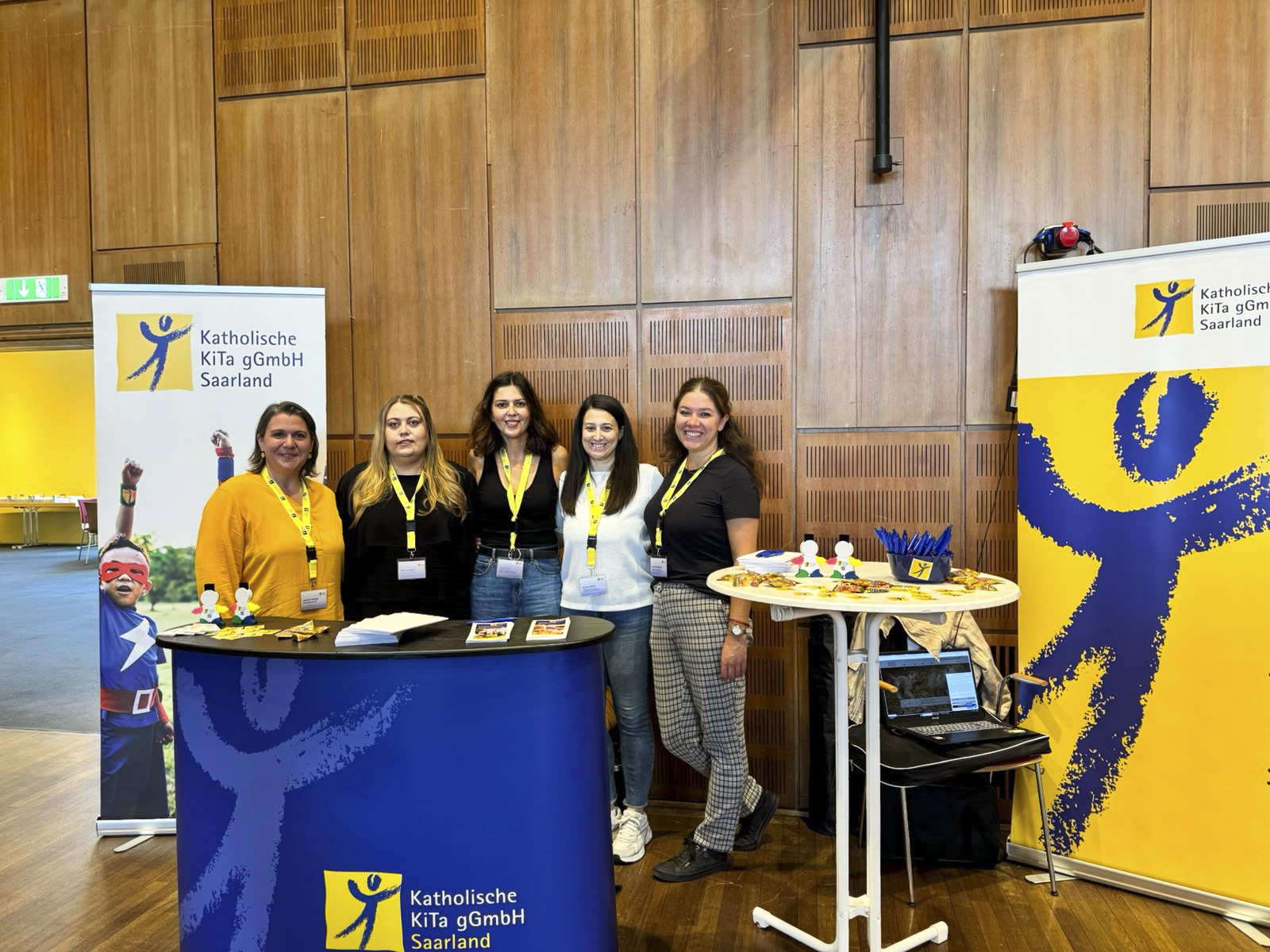 Das Team aus Merzig stellte die Katholische KiTa gGmbH Saarland als großen Arbeitgeber der Region vor