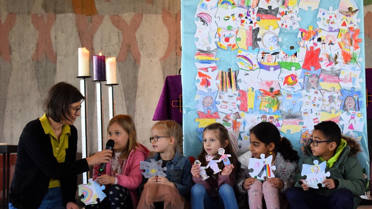 Gemeinsamer Gottesdienst dreier kath. Kitas in Merzig
