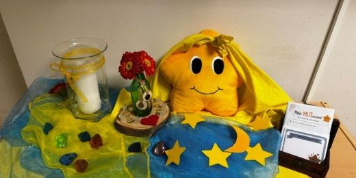 Die HabMut-Ecke in der kath. Kita Herz Jesu Elversberg (c) Katholische KiTa gGmbH Saarland Die HabMut-Ecke in der kath. Kita Herz Jesu Elversberg