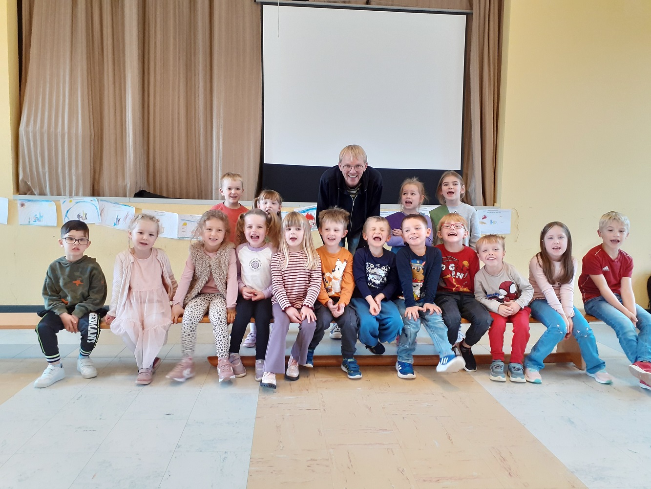 Die Kinder hatten viel Freude und Spaß bei ihrem Projekt