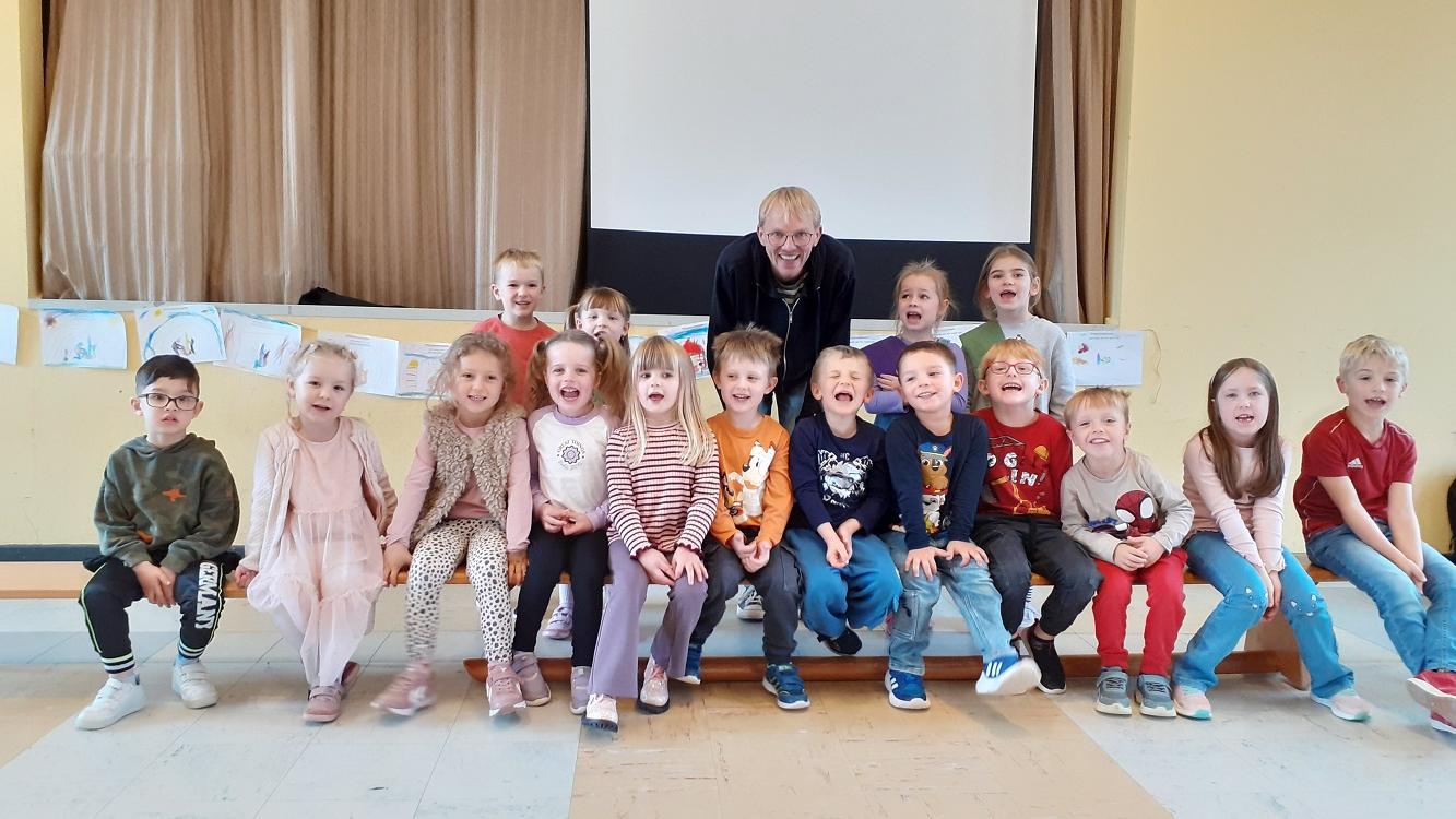 Die Kinder hatten viel Freude und Spaß bei ihrem Projekt