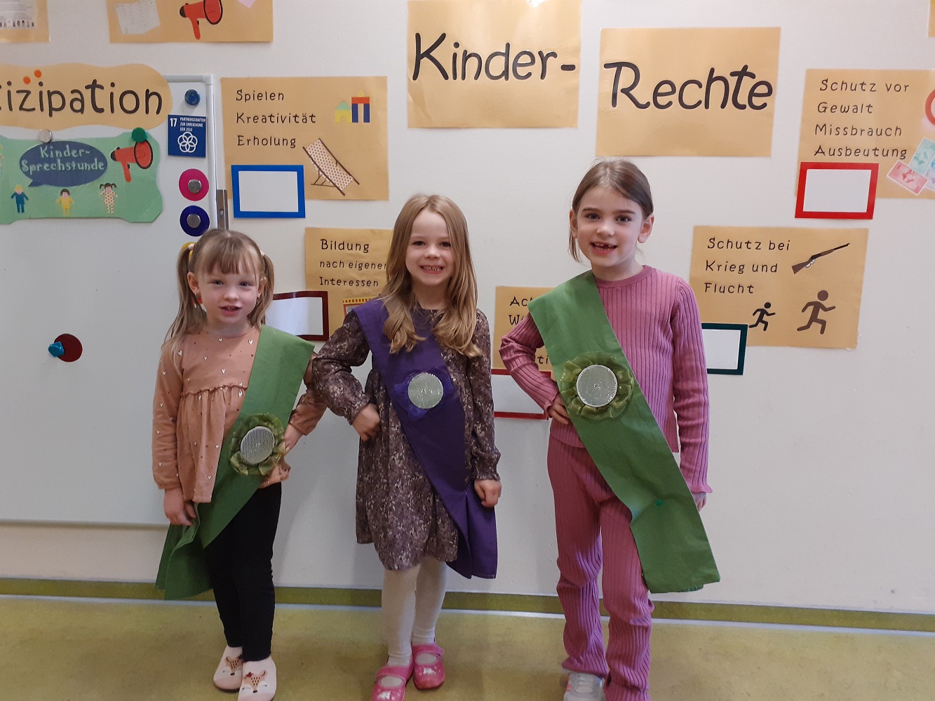 Das Team um Kinderbürgermeistern Klara Netzel
