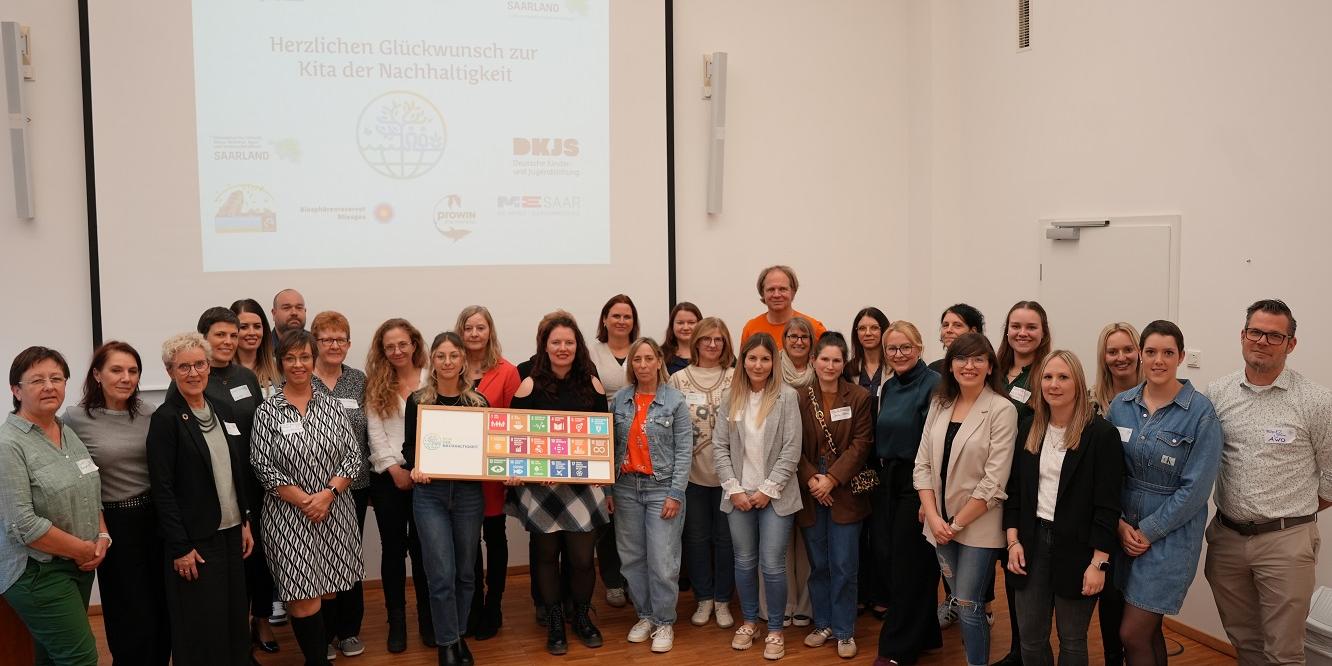 8 Kitas durften sich über die Auszeichnung freuen