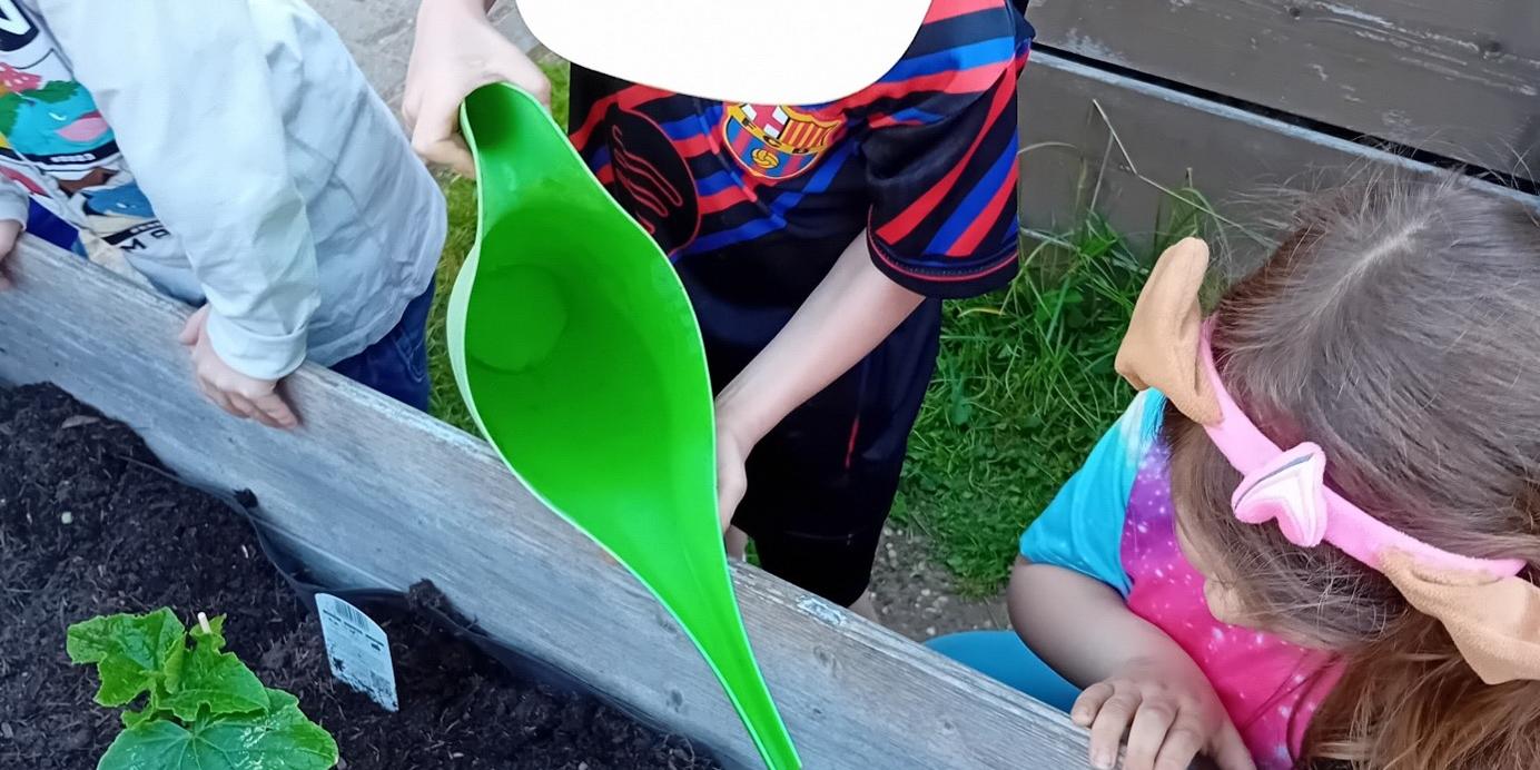 Die Kinder bepflanzten fleißig ihre neuen Hochbeete (c) Katholische KiTa gGmbH Saarland Die Kinder bepflanzten fleißig ihre neuen Hochbeete