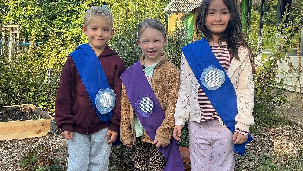 Das neue Kinderbürgermeisterteam der kath. Kita Hl. Familie Winterbach