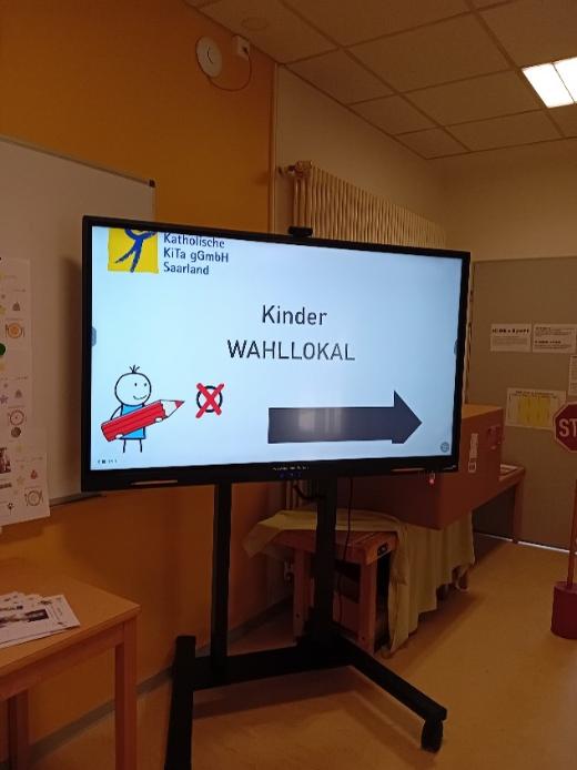 Zum ersten Mal veranstaltete die Kita eine geheime Wahl