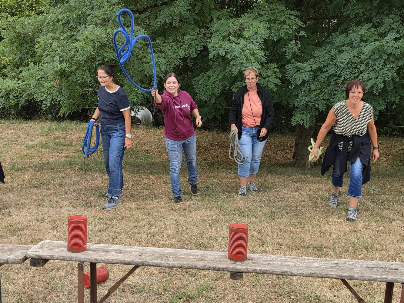 Das Team verbrachte gemeinsam wertvolle Stunden auf der Stone Hill Ranch