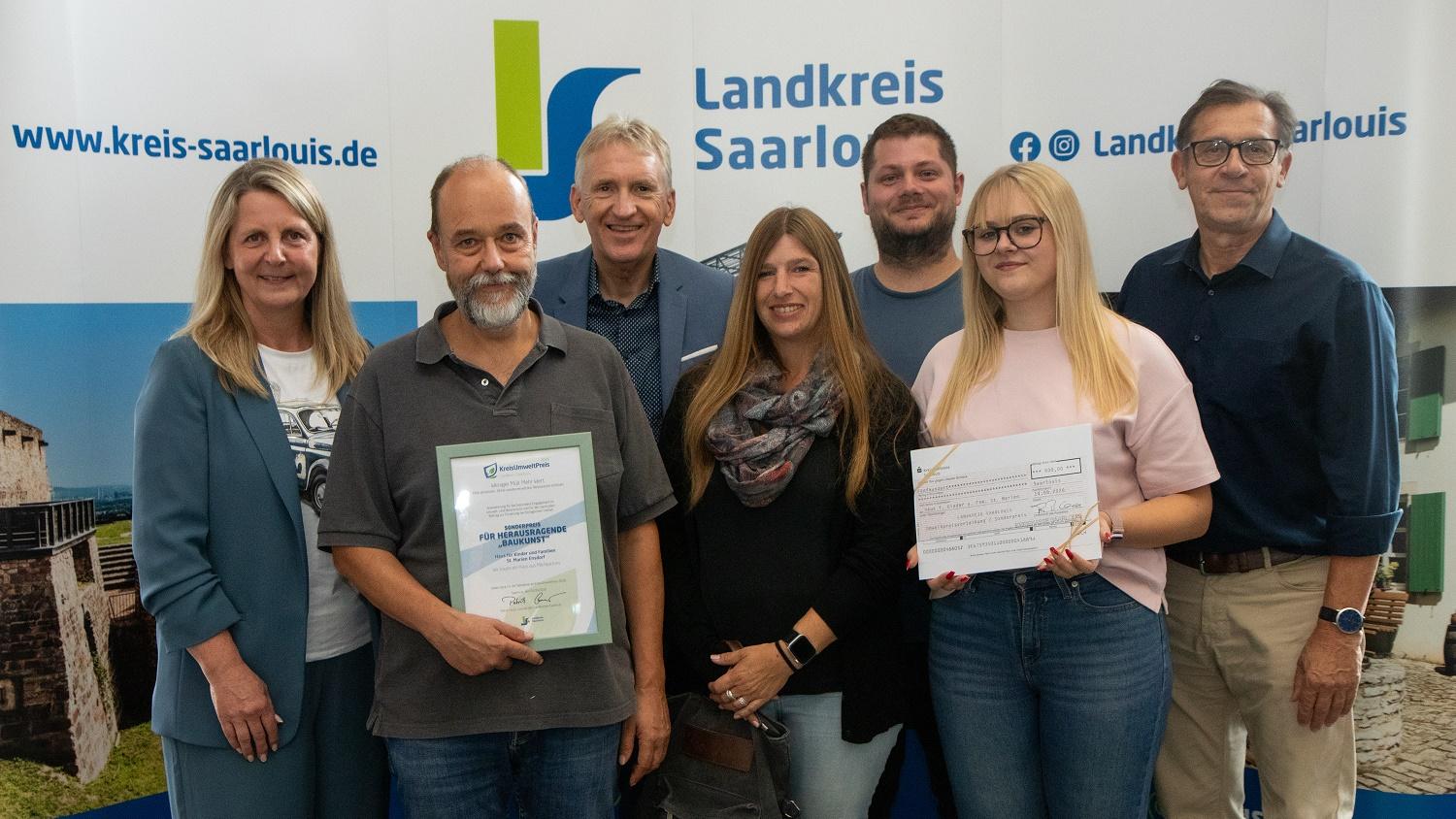 Die Kita freute sich über den Sonderpreis 'Herausragende Bauwerke'