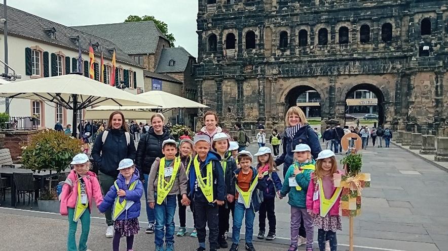 Nach Trier ging es für die Kinder der kath. Kita Regenbogen Oberkirchen