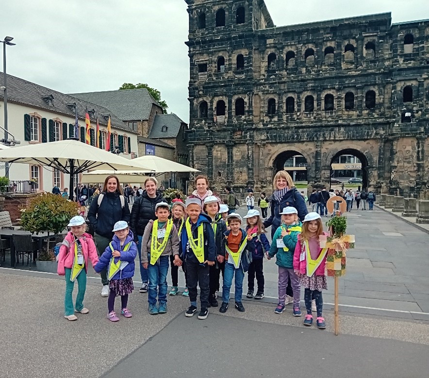 Nach Trier ging es für die Kinder der kath. Kita Regenbogen Oberkirchen