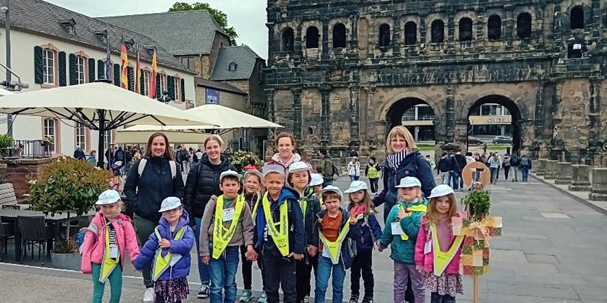 Nach Trier ging es für die Kinder der kath. Kita Regenbogen Oberkirchen (c) Katholische KiTa gGmbH Saarland Nach Trier ging es für die Kinder der kath. Kita Regenbogen Oberkirchen