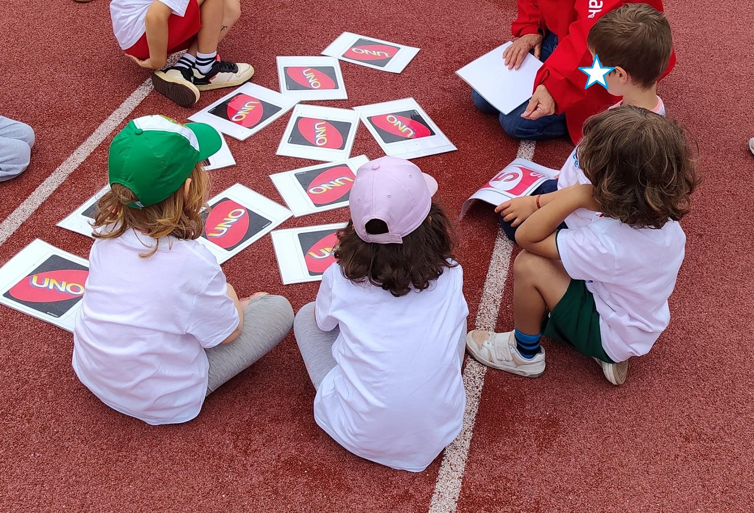 Die Kinder bei der Mini Olympiade
