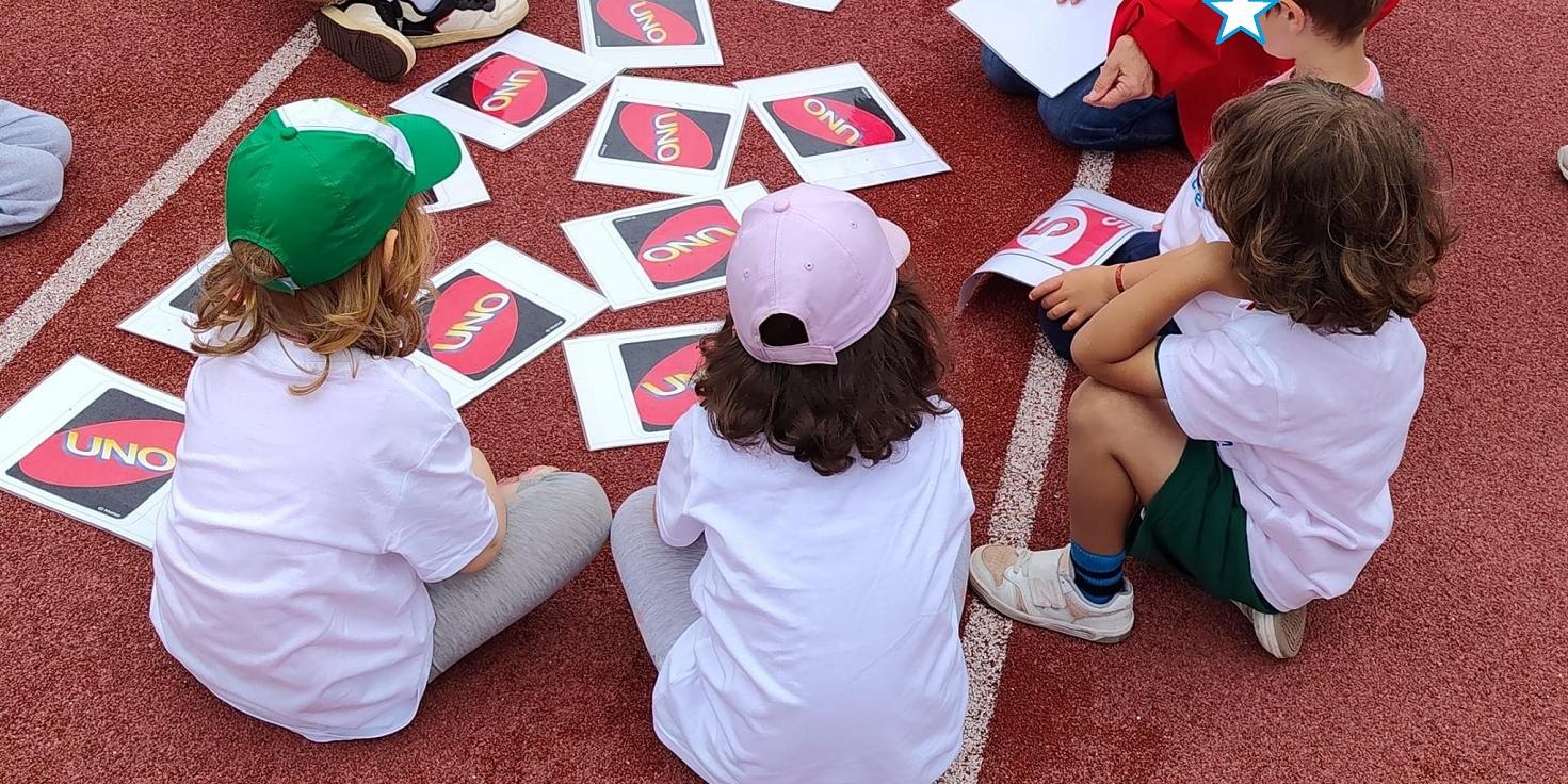 Die Kinder bei der Mini Olympiade