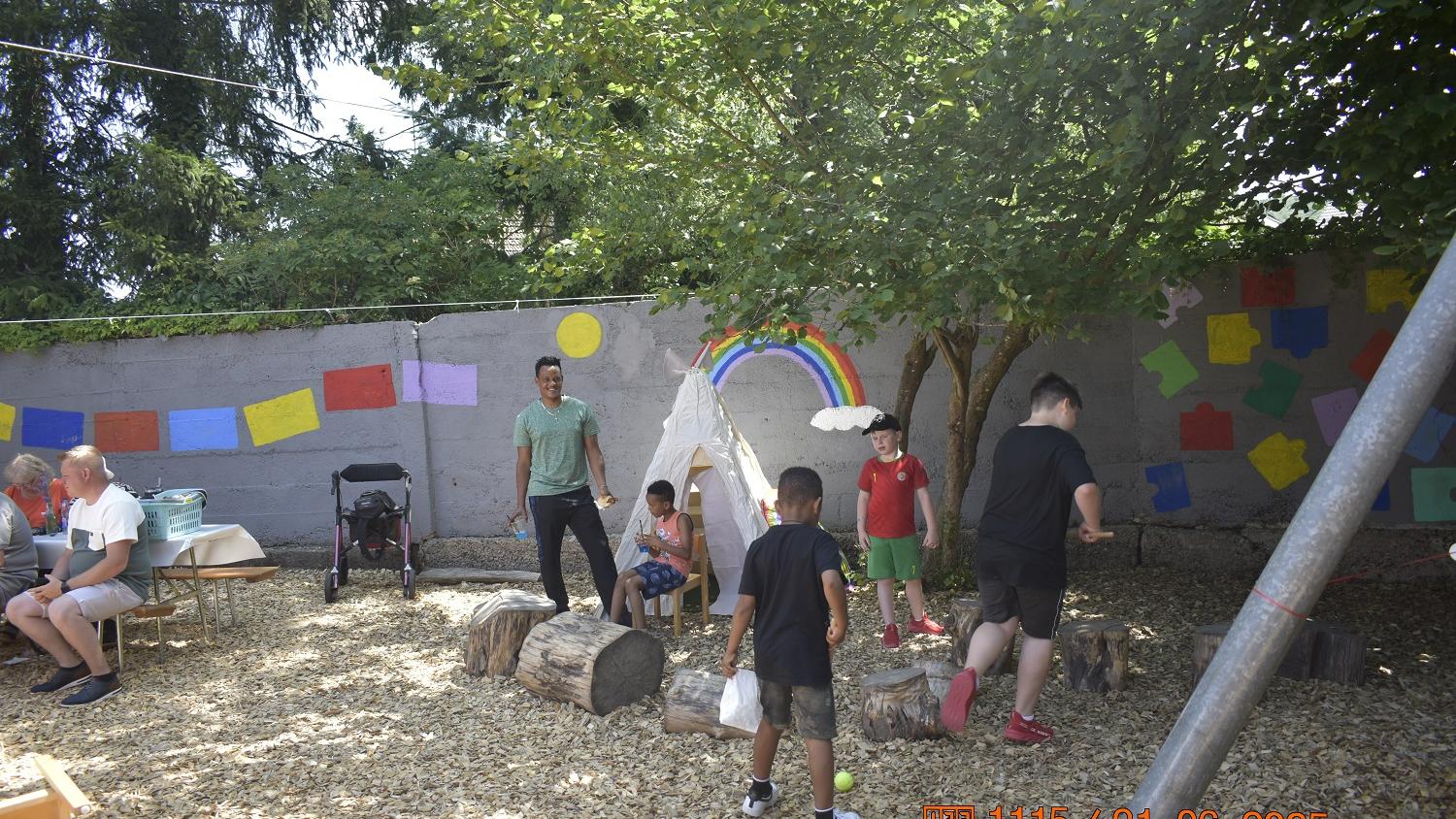 Das erste Sommerfest auf dem neu gestalteten Außengelände war ein voller Erfolg