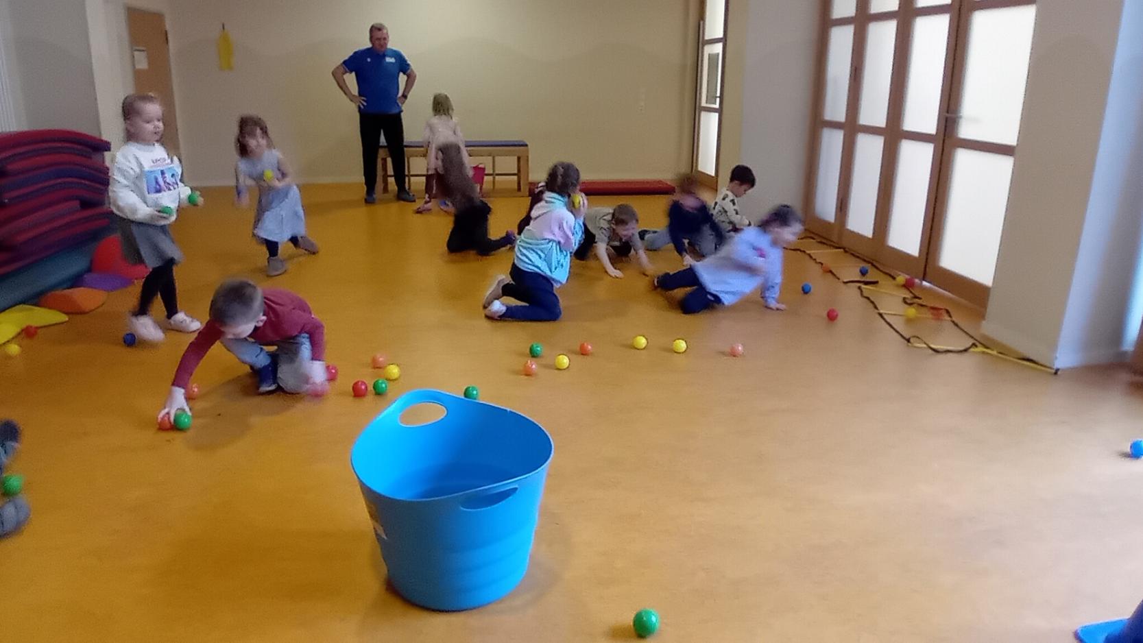 Den Kindern wurden tolle Angebote zur Bewegung und Aktivität gemacht