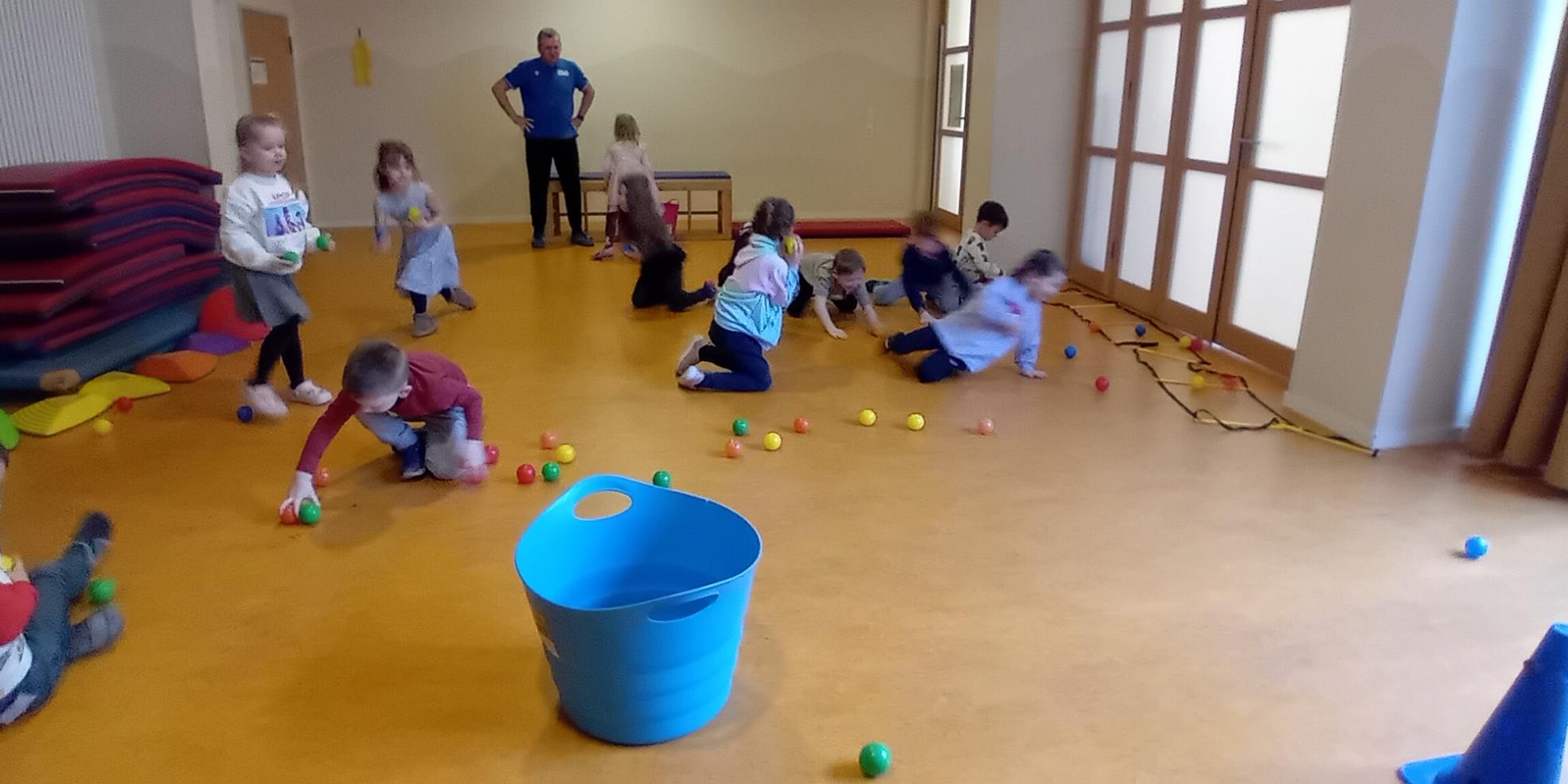 Den Kindern wurden tolle Angebote zur Bewegung und Aktivität gemacht