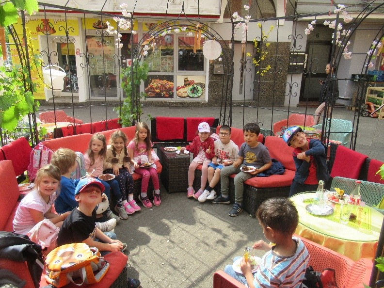 Alle Kinder durften sich ihr Lieblingseis aussuchen