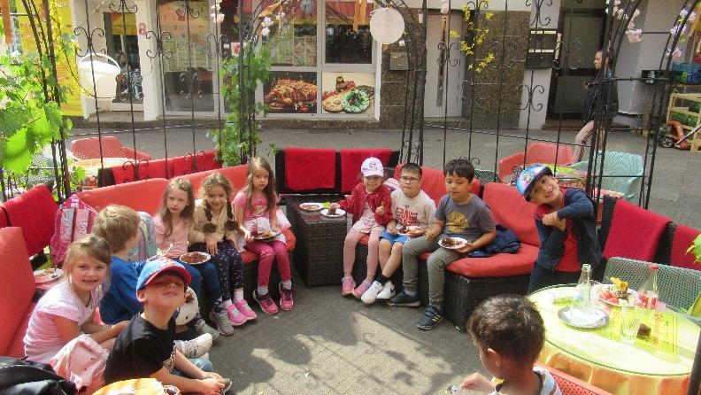 Alle Kinder durften sich ihr Lieblingseis aussuchen