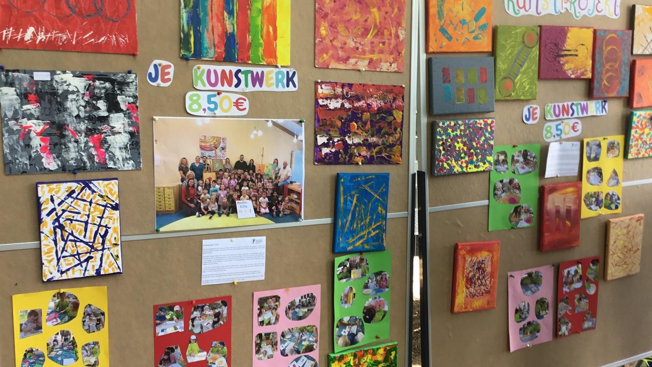 Die Kunstwerke trafen auf große Bewunderung