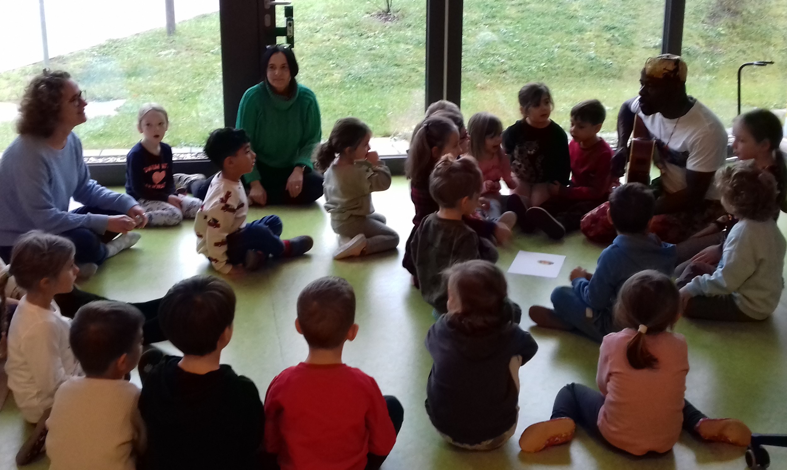 Gemeinsam wurde musiziert