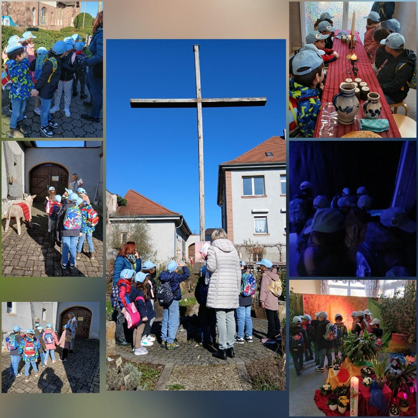 Die Kinder verbrachten eine schöne Zeit im Ostergarten