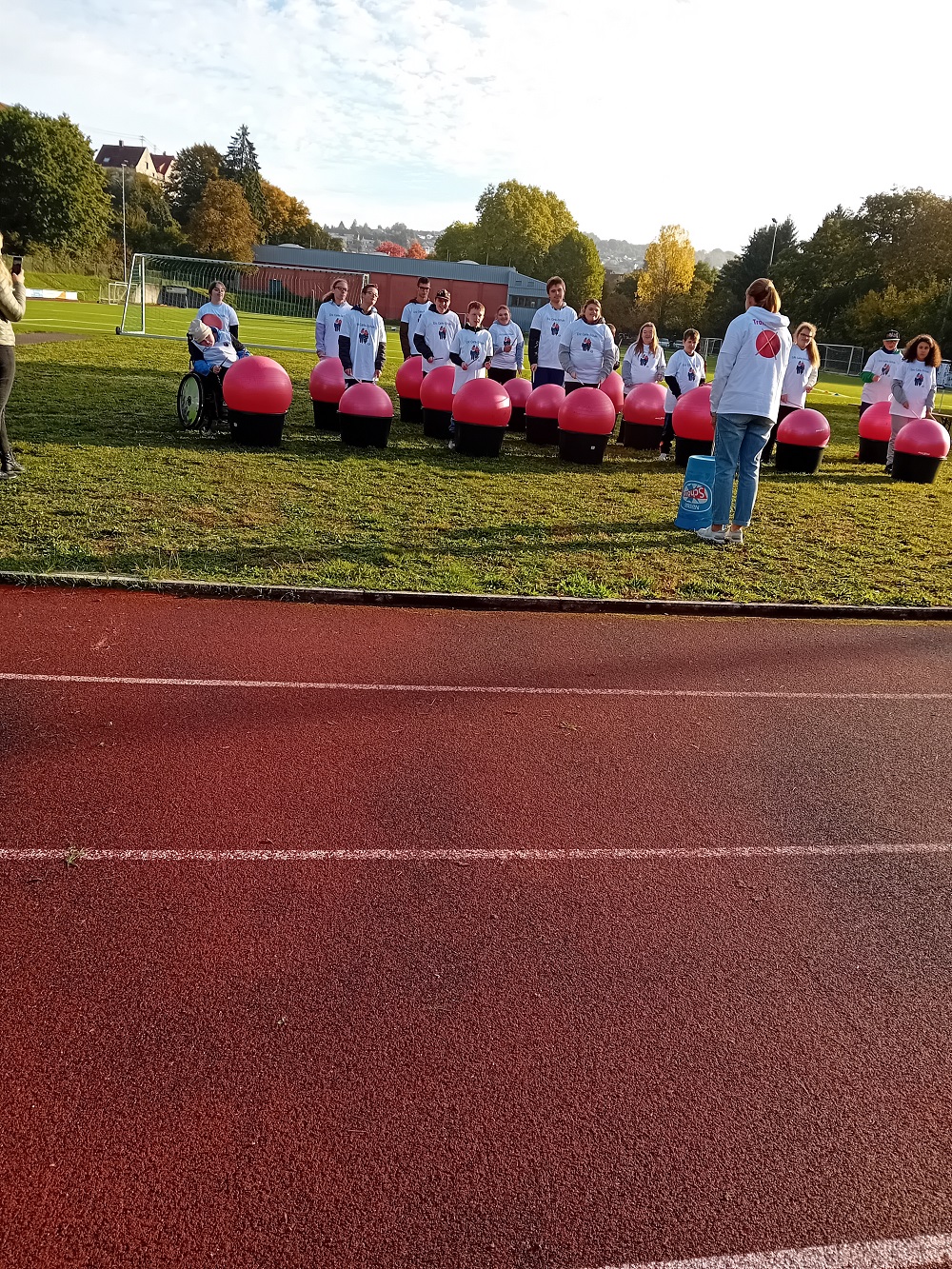 Die Trommler sorgten zu Beginn für gute Stimmung