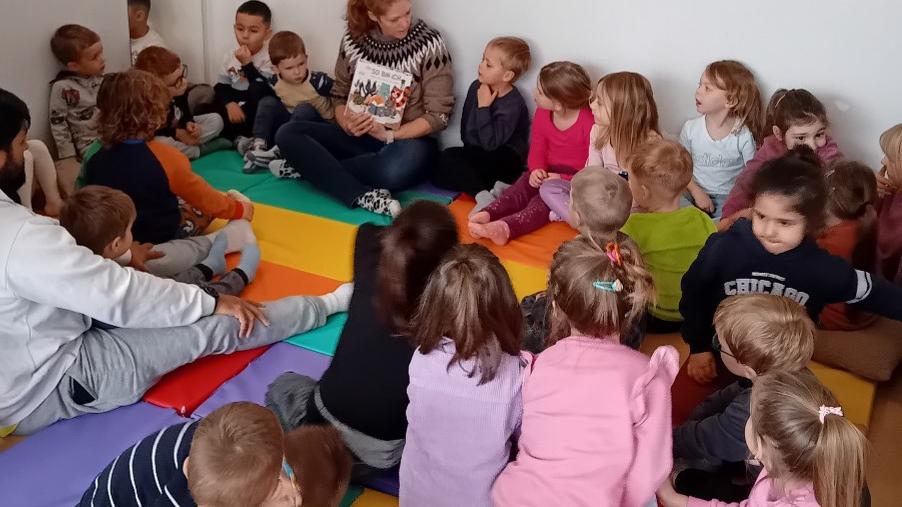 Die Kinder konnten beim Vorlesen ihre eigenen Vorlieben und ihren Geschmack äußern