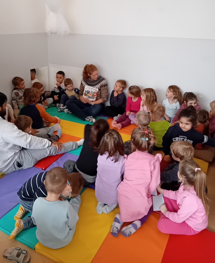 Die Kinder konnten beim Vorlesen ihre eigenen Vorlieben und ihren Geschmack äußern