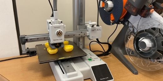 Der 3D-Drucker im Einsatz