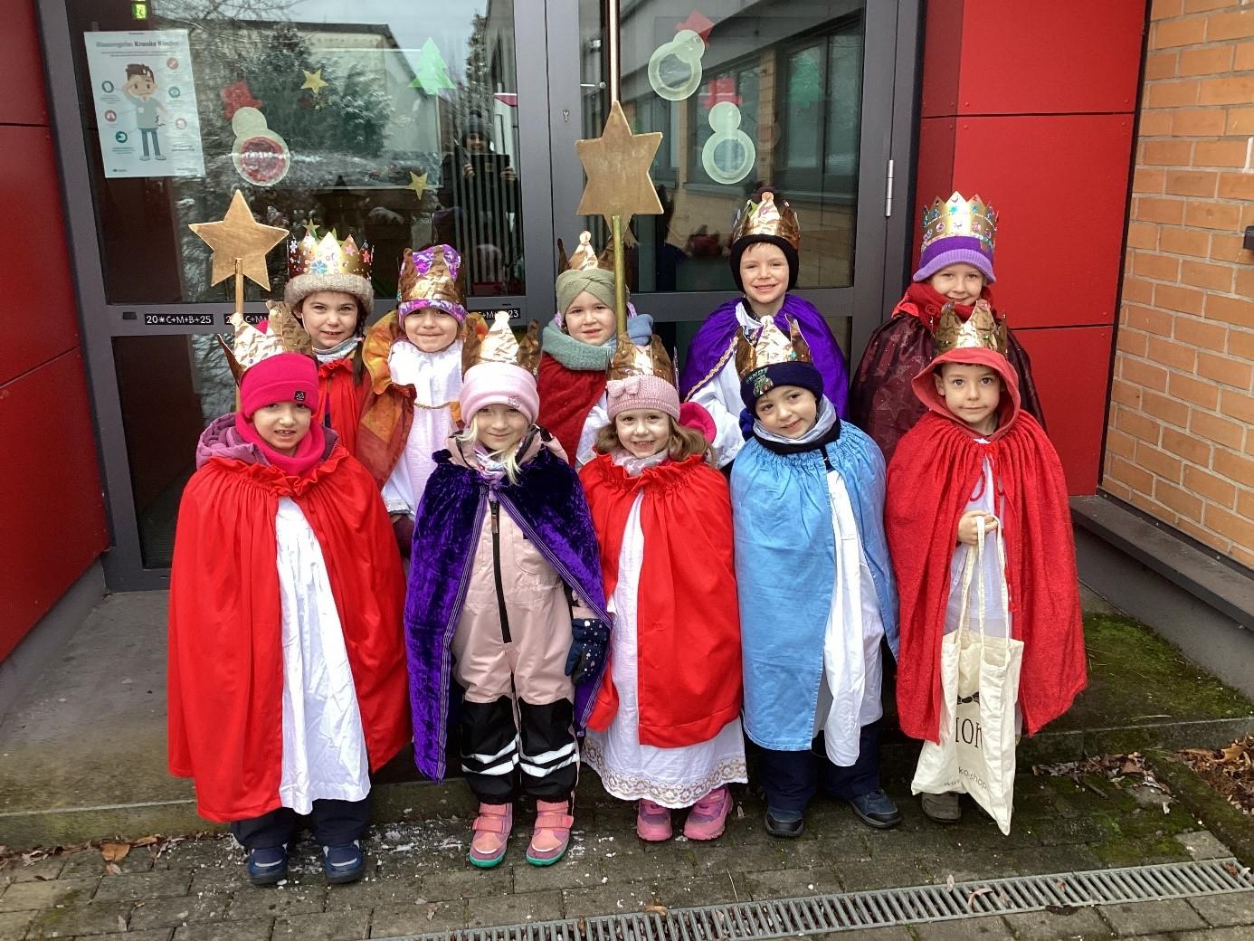 Die Sternsinger zogen gemeinsam durch Bous