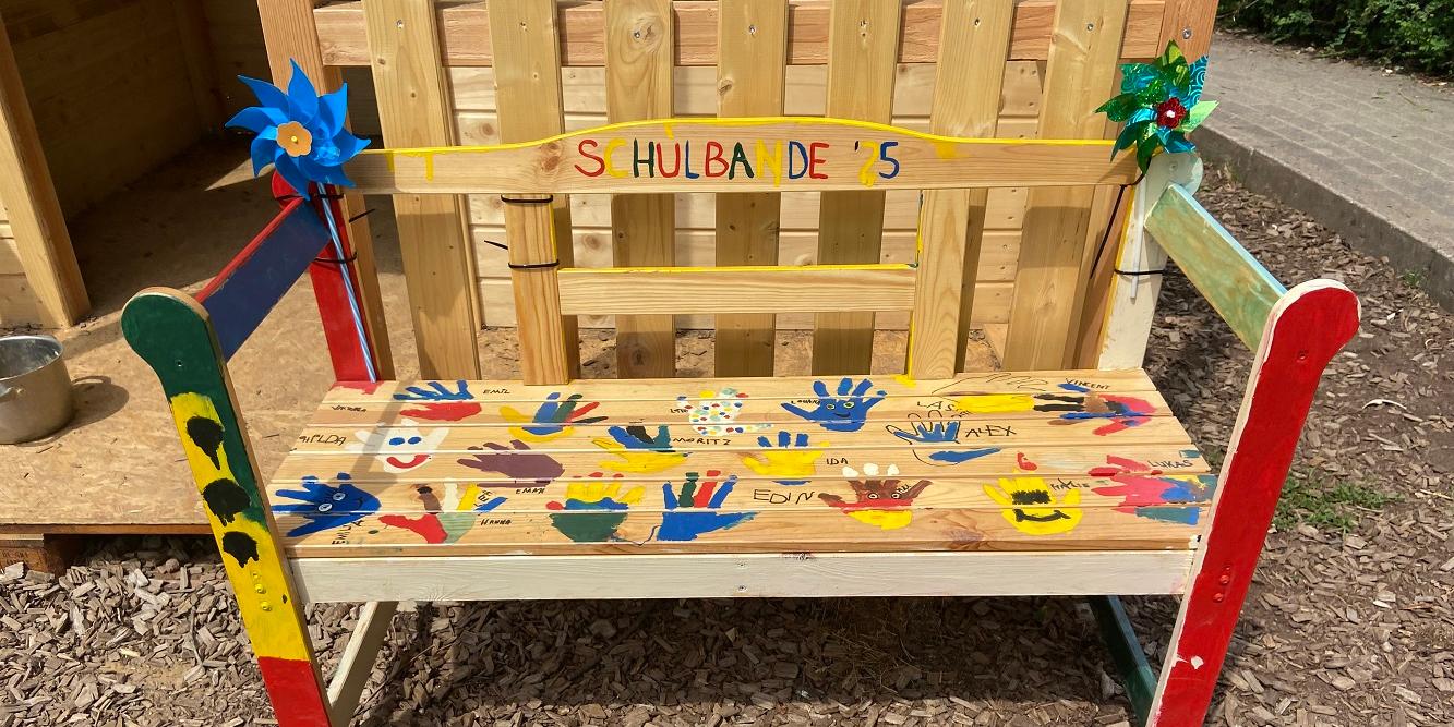 Das Abschiedsgeschenk der Schulbande an die Kita
