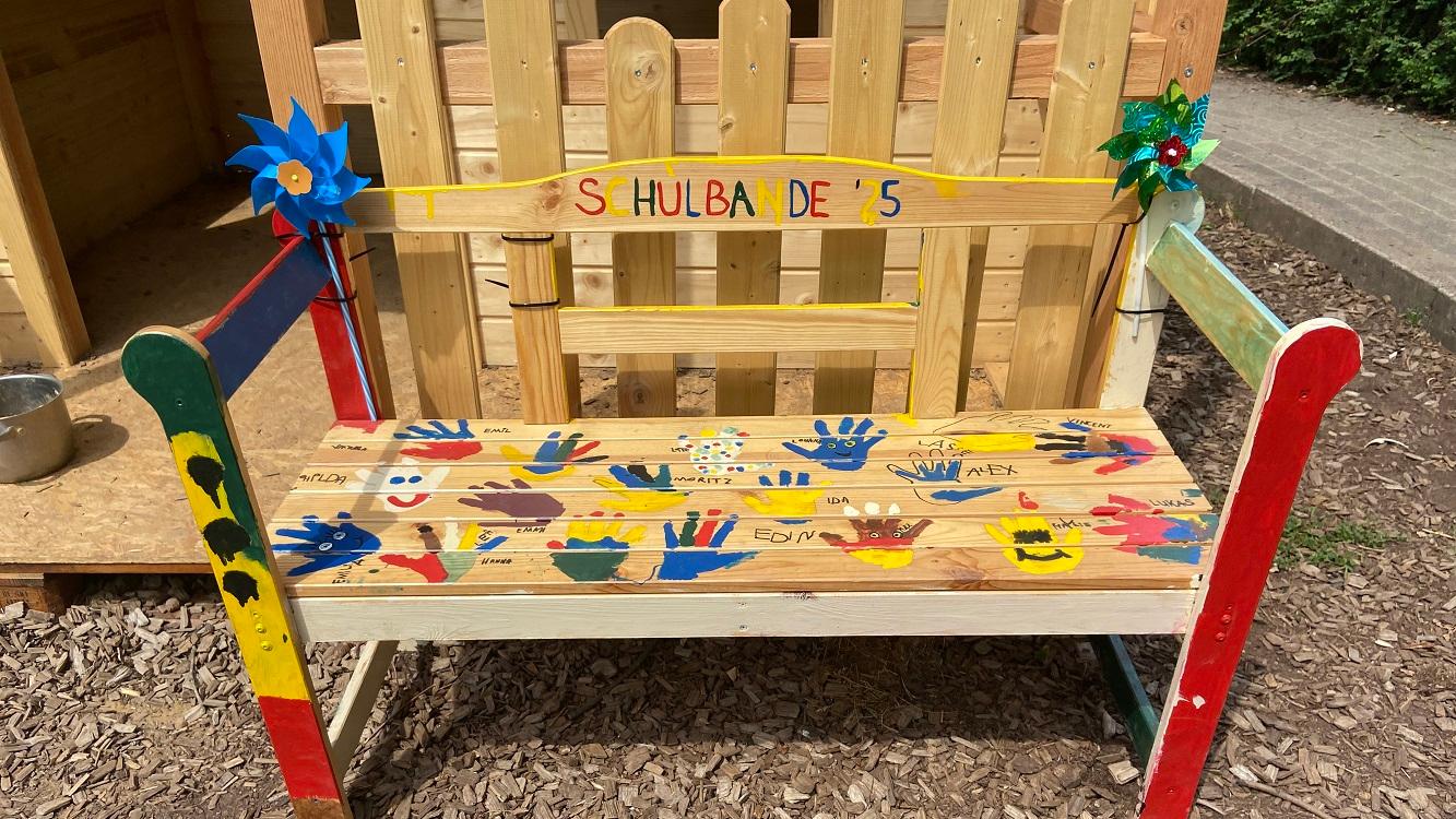 Das Abschiedsgeschenk der Schulbande an die Kita