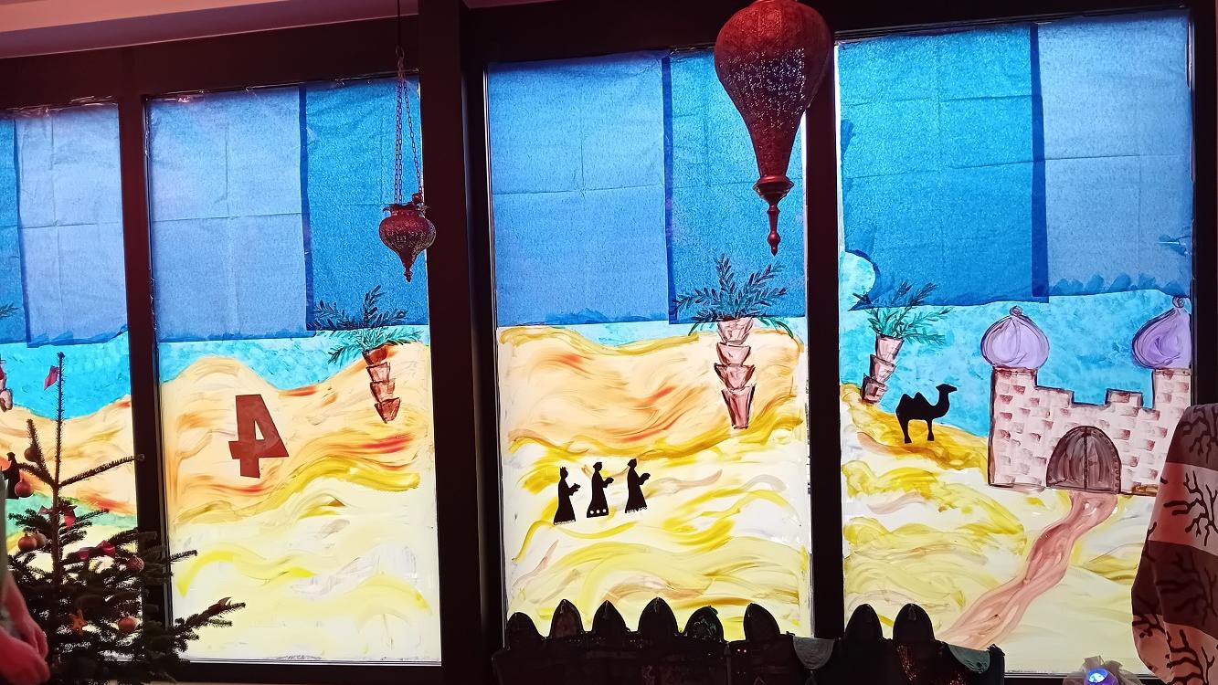 Liebevoll wurde der Bewegungsraum für die Kinder umgestaltet