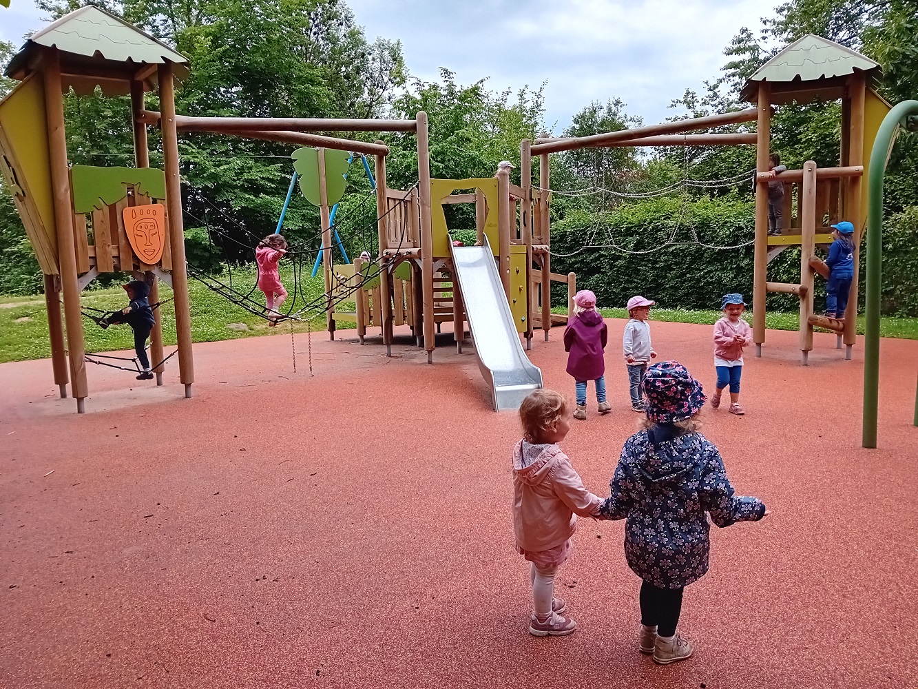 Alle Kinder hatten viel Spaß auf den beiden Spielplätzen