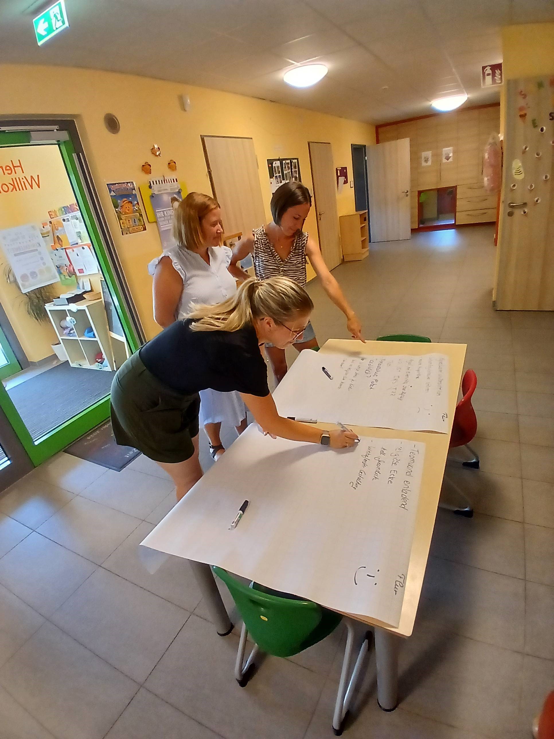 Als Team wurden die Räume analysiert, um Verbesserungspotential zu entdecken (c) Katholische KiTa gGmbH Saarland Als Team wurden die Räume analysiert, um Verbesserungspotential zu entdecken