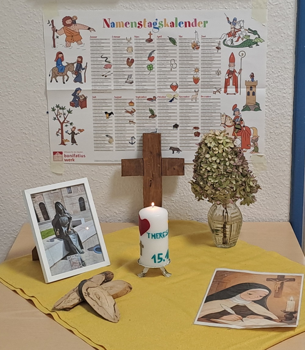 Am 15. Oktober feierten die Kinder den Namenstag der heiligen Theresia von Avila