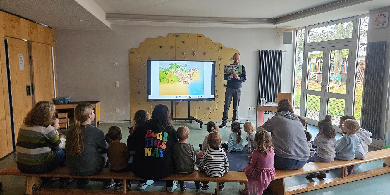 Die Kinder lauschten gespannt der Geschichte (c) Katholische KiTa gGmbH Saarland Die Kinder lauschten gespannt der Geschichte