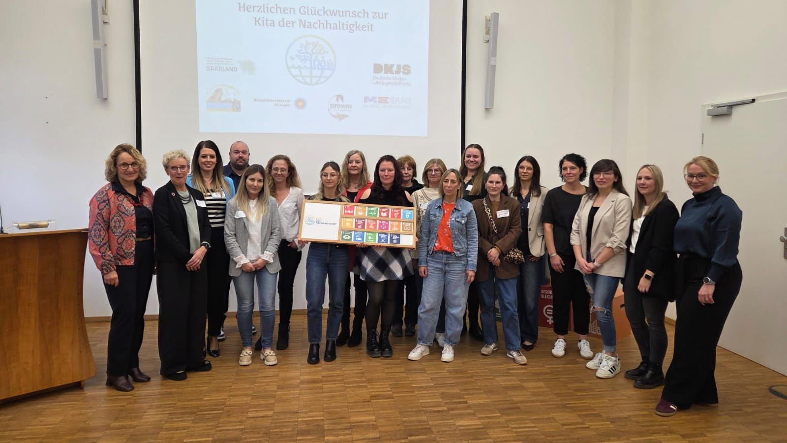 Acht Kitas der Katholischen KiTa gGmbH Saarland wurden ausgezeichnet