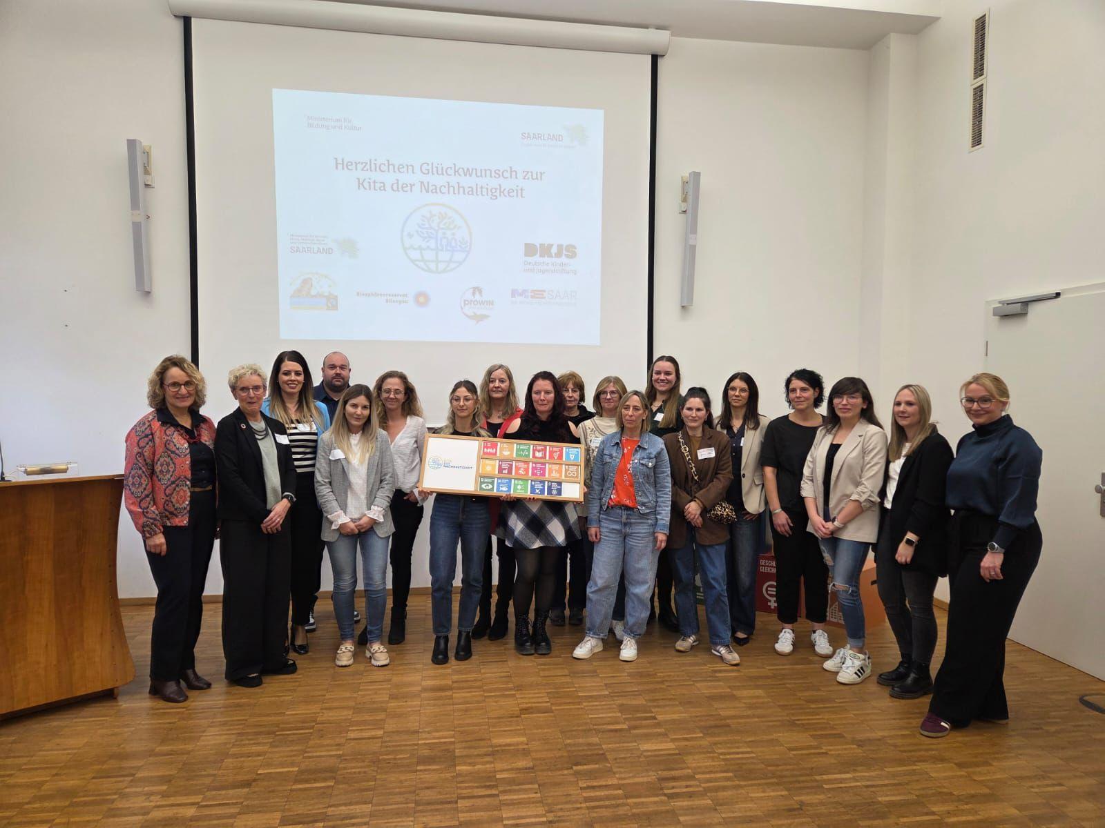 Acht Kitas der Katholischen KiTa gGmbH Saarland wurden ausgezeichnet