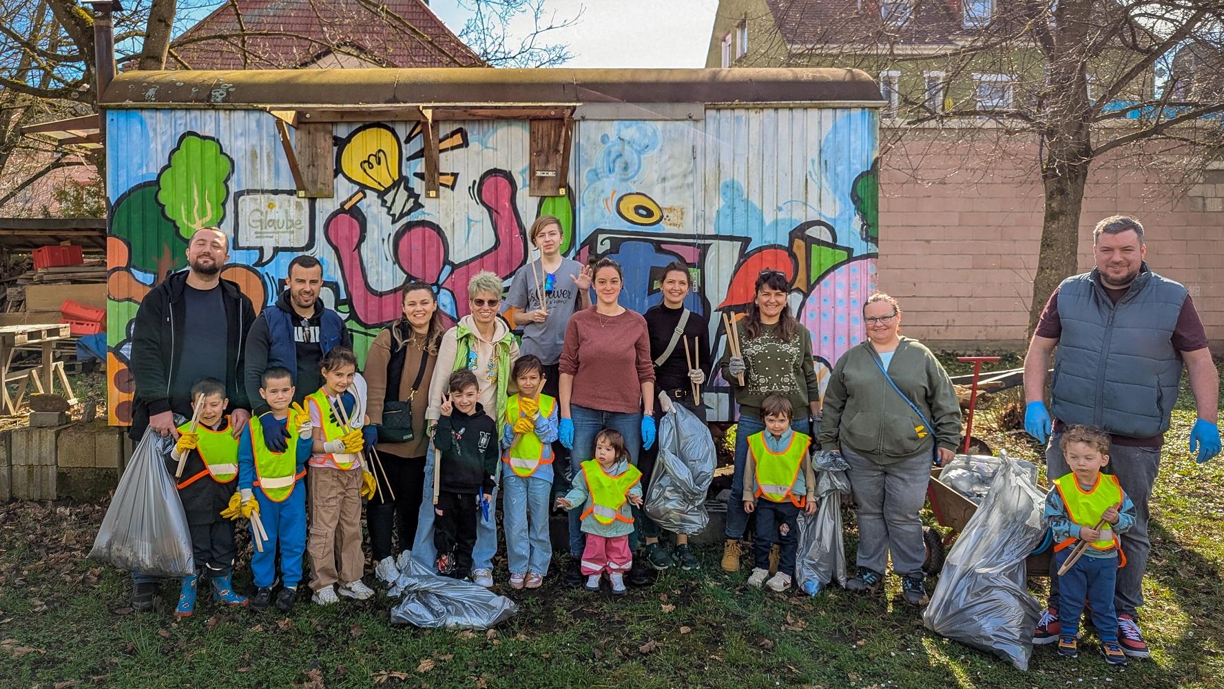 Kinder und Erwachsene hatten viel Spaß bei der Aktion